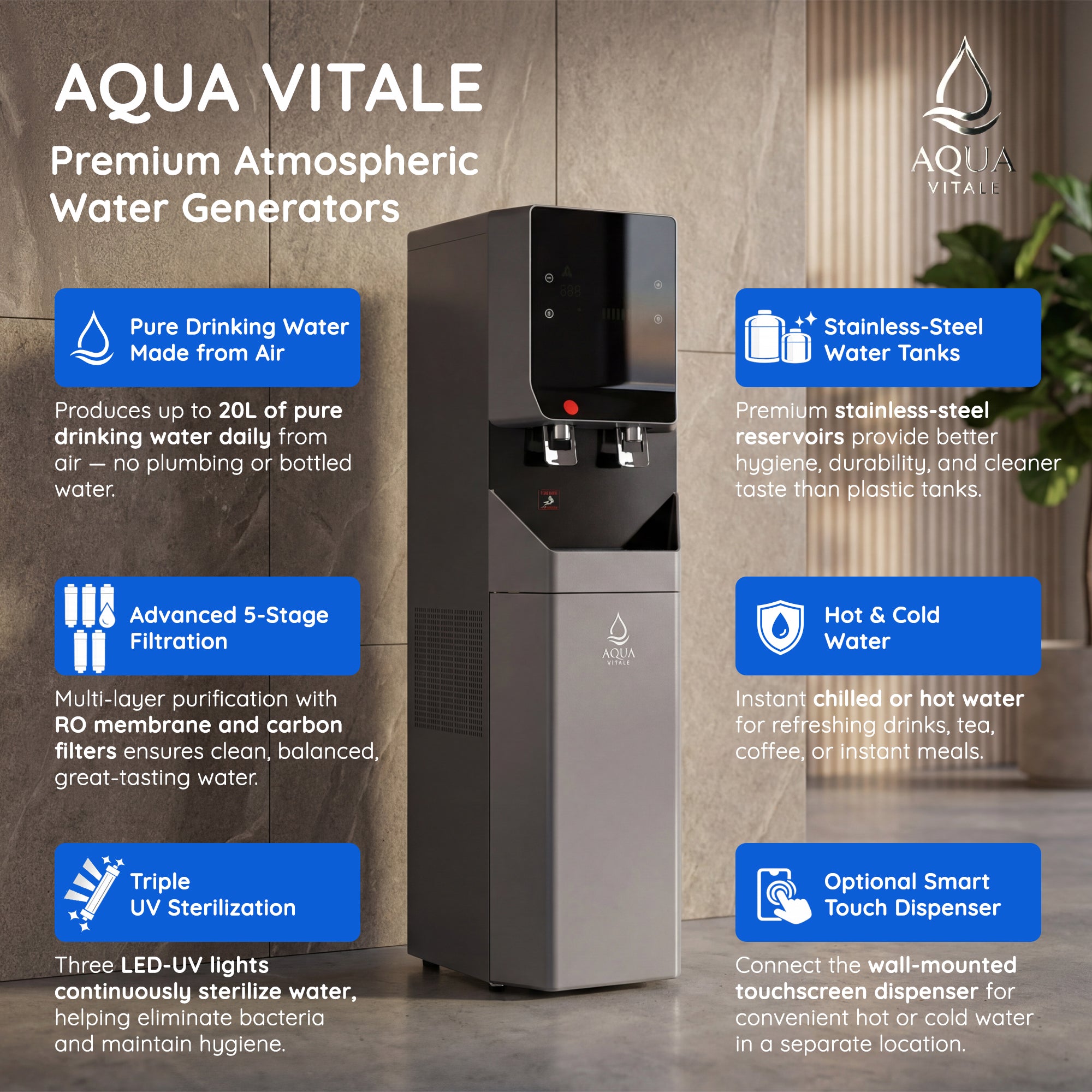 Aqua Vitale A20L | Generator Wody z Powietrza