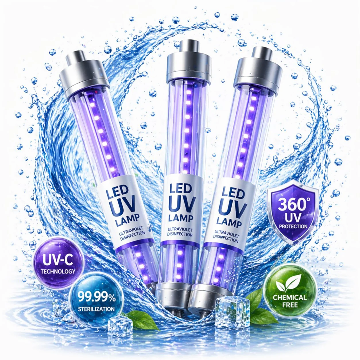 Zestaw Lamp LED UV Aqua Vitale A20L (3 szt.)